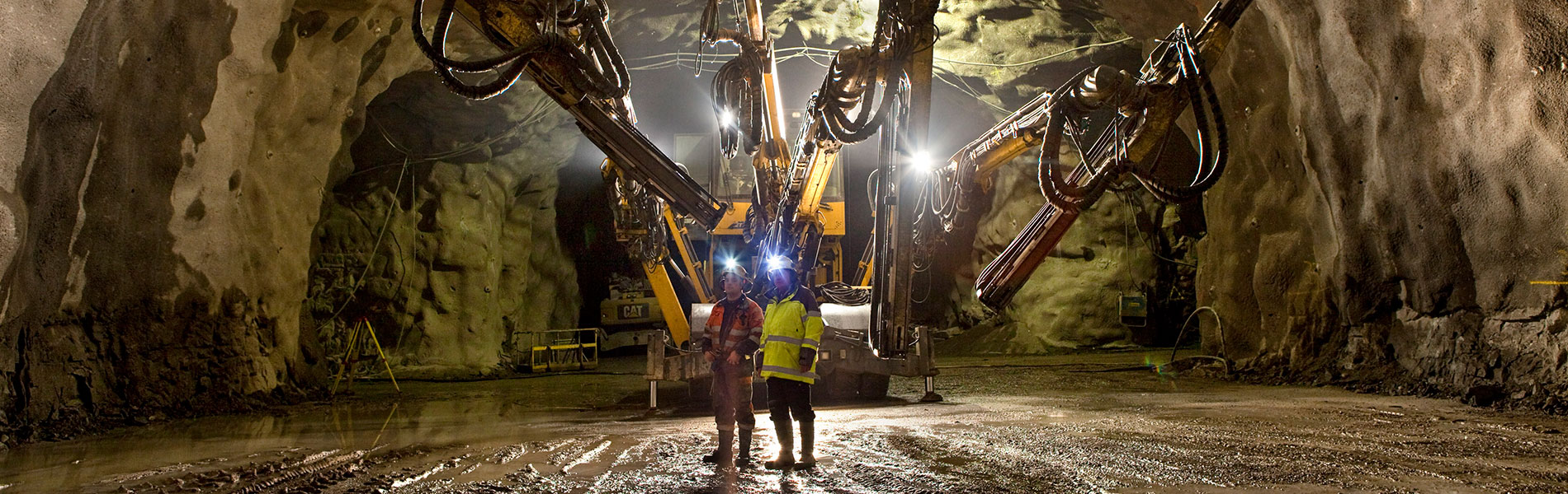 CityB Torsg borr för bergförstärkning spårtunnel